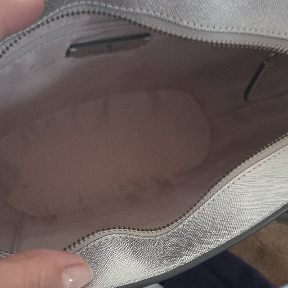 Kate Spade Glittering Silver Satchel - Picture 10 of 11